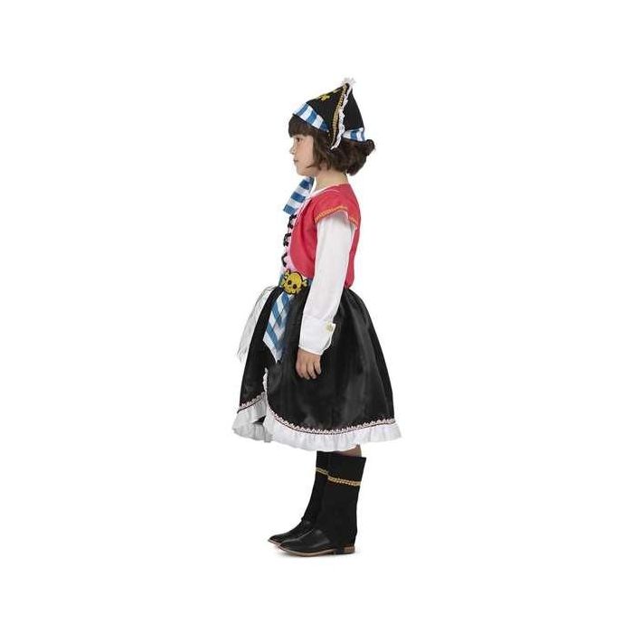 Disfraz pirata gorro, vestido con corpiño, chaleco y cinturón, y cubrebotas talla 7-9 y 1 Disfraz pirata gorro, vestido con corpiño, chaleco y cinturón, y cubrebotas talla 7-9 y 1