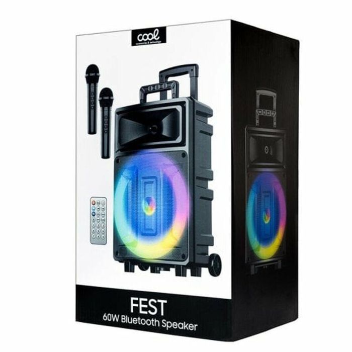 Altavoz Bluetooth Portátil Cool Fest Negro 60 W 1