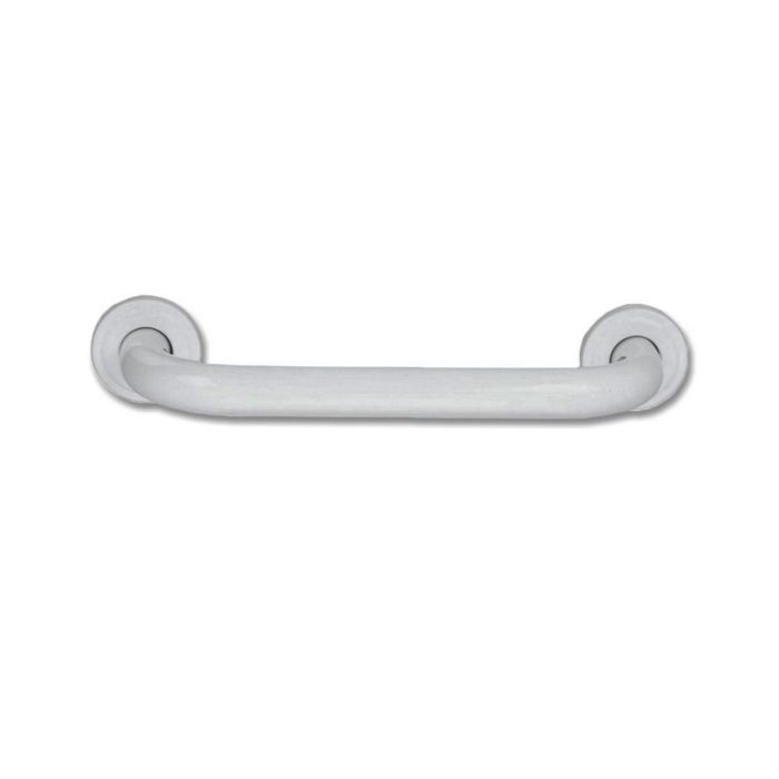 Edm Asa de Baño Blanca Acero Inoxidable Latón 25cm