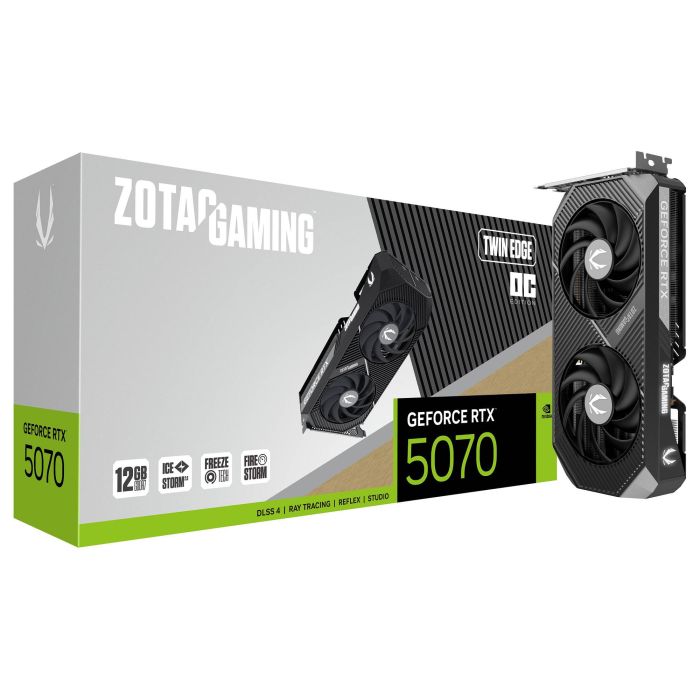 ZOTAC GAMING GeForce RTX 5070 TWIN EDGE OC 12GB GDDR7 Tarjeta Gráfica 7