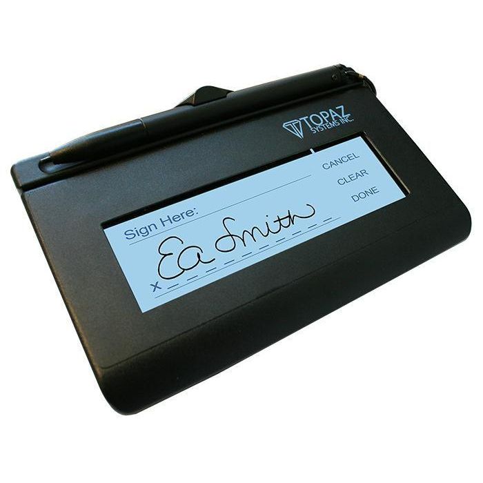 Topaz SigLite LCD 1x5 - Captura de Firma Electrónica USB con Pantalla LCD para 1 Millón de Firmas 2