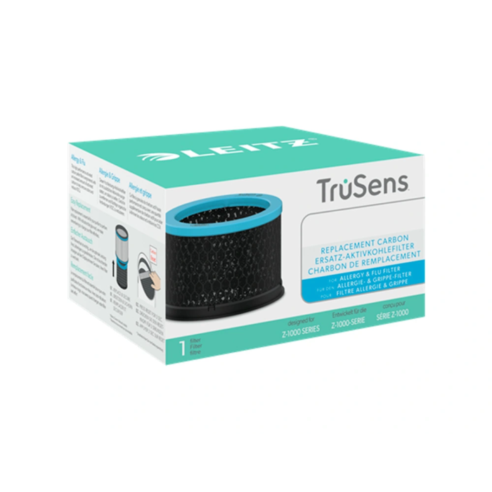 Leitz Filtro de Carbono HEPA Z-1000 para Purificador de Aire, Recambio para Alergias, Gripe, Olores y COVID 1 Leitz Filtro de Carbono HEPA Z-1000 para Purificador de Aire, Recambio para Alergias, Gripe, Olores y COVID 1