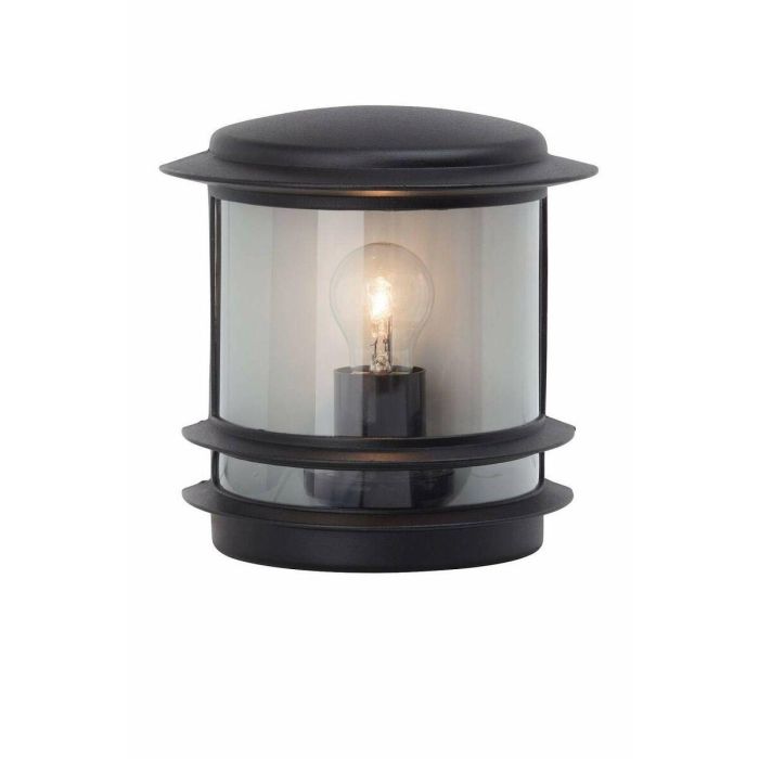 Brilliant HOLLYWOOD Aplique de Exterior con Sensor de Presencia H25cm, Difusor Cilíndrico de Metal Lacado Satinado Negro 6 Brilliant HOLLYWOOD Aplique de Exterior con Sensor de Presencia H25cm, Difusor Cilíndrico de Metal Lacado Satinado Negro 6