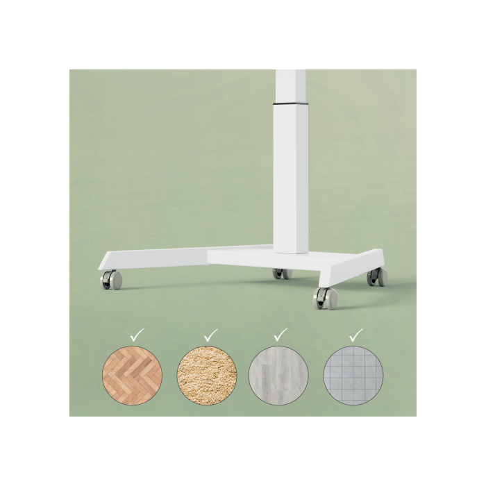 Pack de 4 Ruedas para Mesa Eléctrica Color Gris Kensington 53740085 3 Pack de 4 Ruedas para Mesa Eléctrica Color Gris Kensington 53740085 3