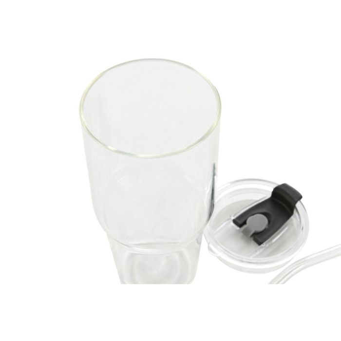Vaso Basicos DKD Home Decor Transparente 9 x 17.5 x 9 cm 2 Vaso Basicos DKD Home Decor Transparente 9 x 17.5 x 9 cm 2