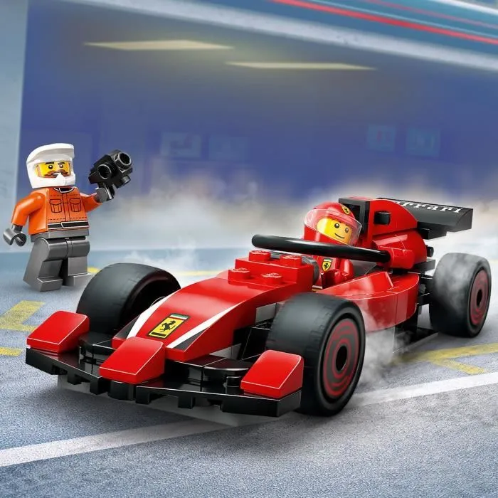 Lego City 60443 Parada en boxes de F1 con coche Ferrari Juguete para niño de 6 años 3