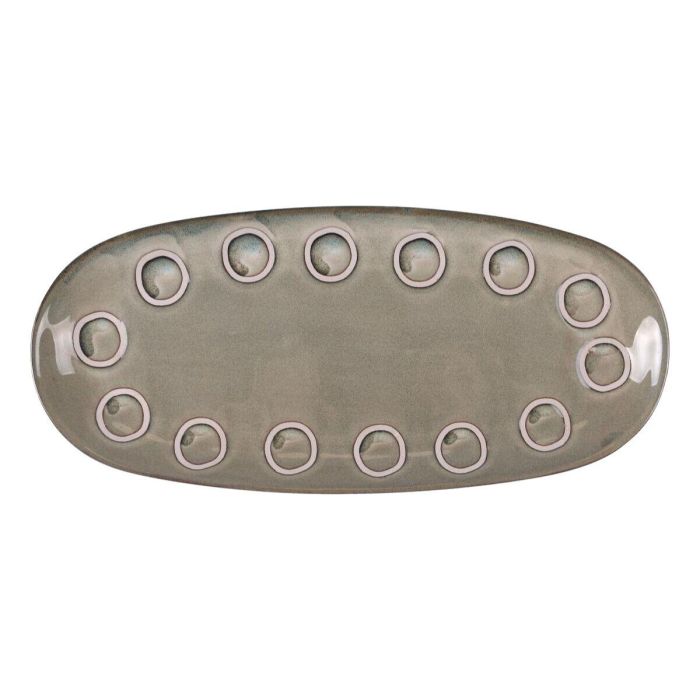 Fuente de Cocina La Mediterránea Almudena Gris Ovalado 33 x 14,8 x 2,7 cm (12 Unidades) 2 Fuente de Cocina La Mediterránea Almudena Gris Ovalado 33 x 14,8 x 2,7 cm (12 Unidades) 2