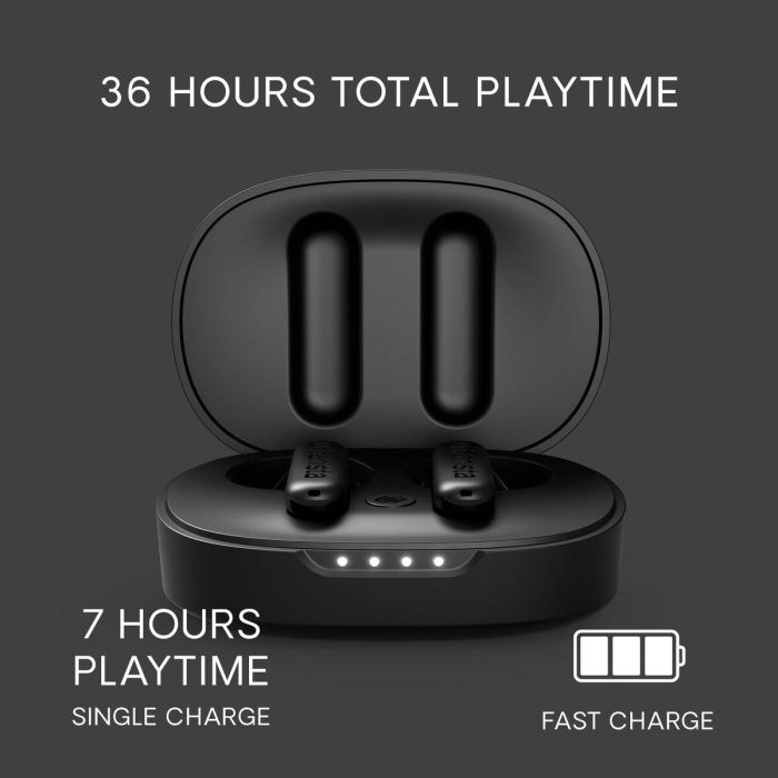 Urbanista Copenhagen 2 Auriculares Inalámbricos Negro Bluetooth 5.4 IPX4 36 Horas Reproducción 8