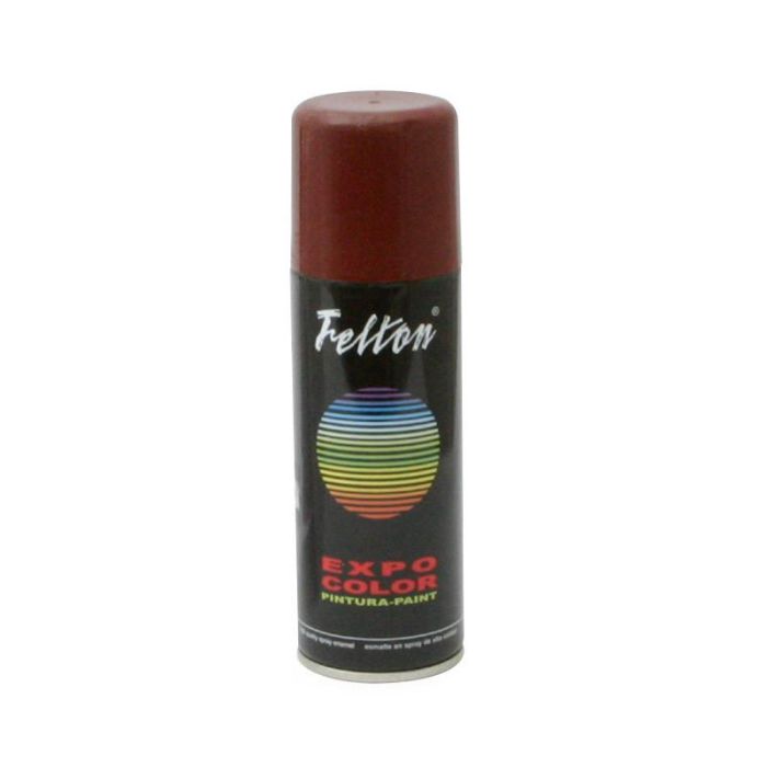 Felton Spray Pintura Rojo Burdeos 200ml Secado Rápido, para Madera, Metal y Plástico, Profesional y Bricolaje