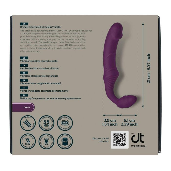 Vibrador Doble Estimulación Dream Toys Bold Morado 2