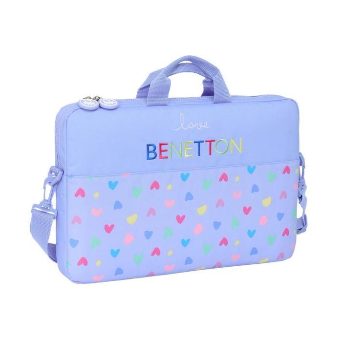 Funda Para Portatil 15,6-' Safta Benetton Lila 270x400x40 mm Funda Para Portatil 15,6-' Safta Benetton Lila 270x400x40 mm