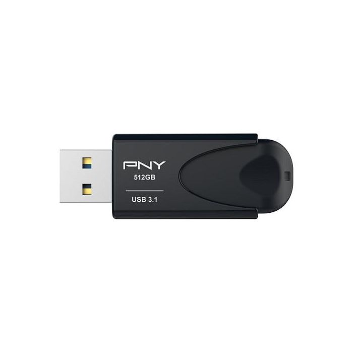 PNY Attache 4 USB 3.2 512GB Stick Negro 3 PNY Attache 4 USB 3.2 512GB Stick Negro 3