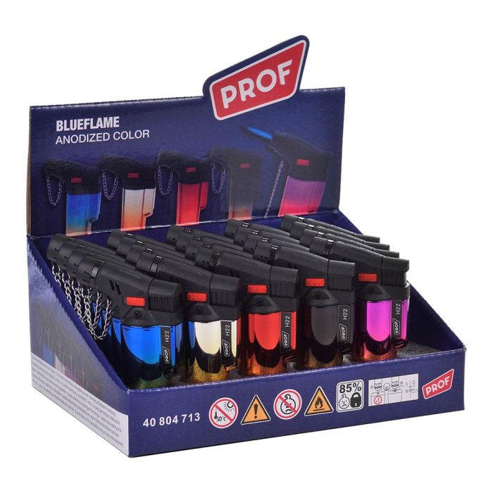 Encendedor electrónico antorcha anodized colores surtidos euro/u 3