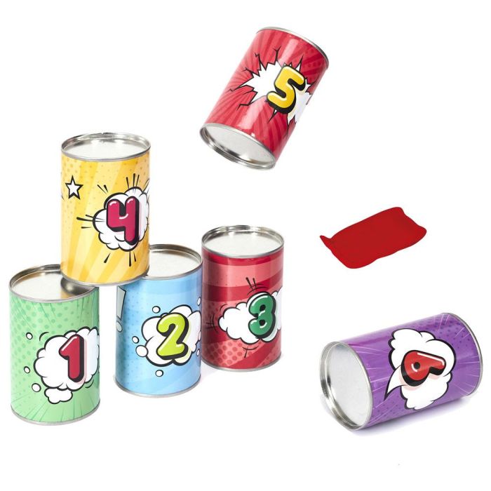 Juego Tumbalatas 6 Latas Mister Gadget