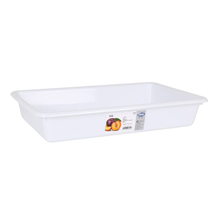Cubeta Blanca 44x29x7.5 cm 5.8L - Dem (12 Unidades) 4 Cubeta Blanca 44x29x7.5 cm 5.8L - Dem (12 Unidades) 4