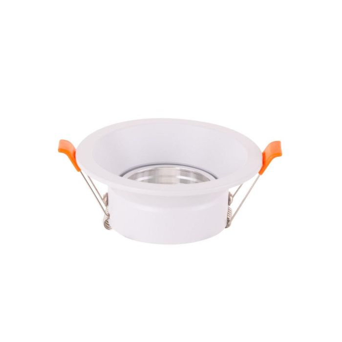 Aro Foco Downlight Circular GU10 Ø99Mm - Blanco 2 Aro Foco Downlight Circular GU10 Ø99Mm - Blanco 2