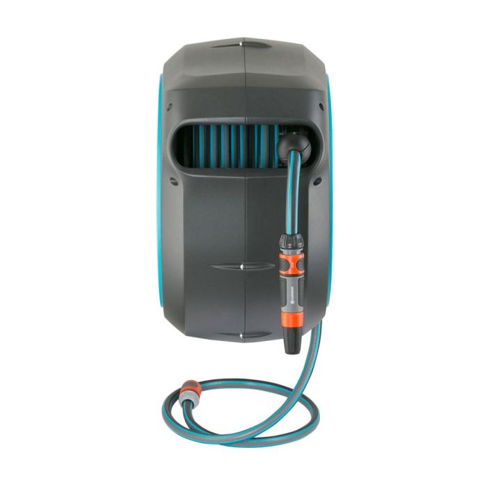 Gardena Rollup Portamangueras automático 25m, línea azul turquesa, anti UV y algas, incluye accesorios 4