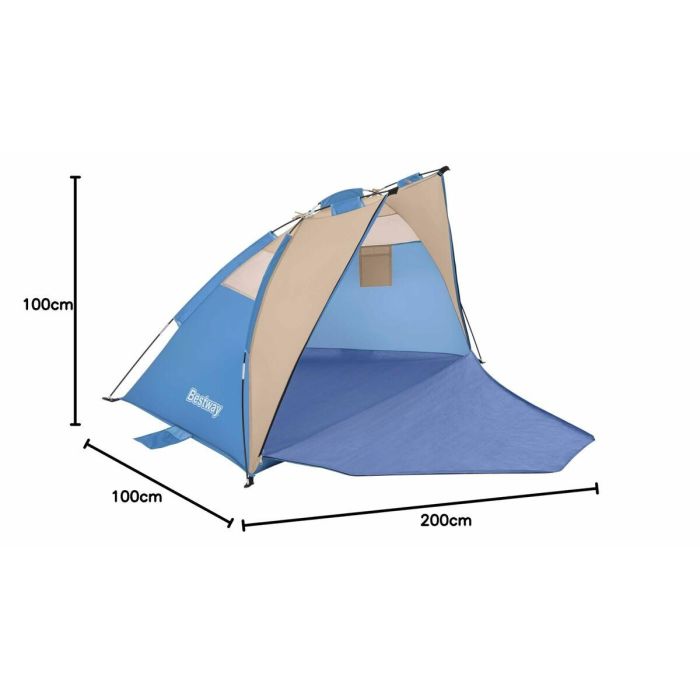 Bestway 68001 Ramble X2 Tienda de Playa para 2 Personas Montaje Rápido Tejido de poliéster 7 Bestway 68001 Ramble X2 Tienda de Playa para 2 Personas Montaje Rápido Tejido de poliéster 7