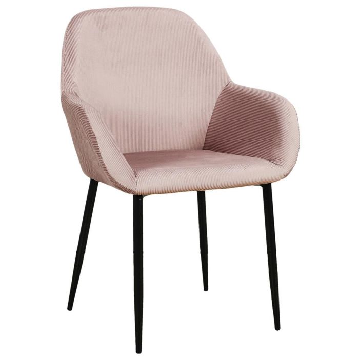 Home Deco Factory Butaca Rosa Giulia - Estilo Escandinavo, Tapizado de Terciopelo, Patas de Metal 0 Home Deco Factory Butaca Rosa Giulia - Estilo Escandinavo, Tapizado de Terciopelo, Patas de Metal 0