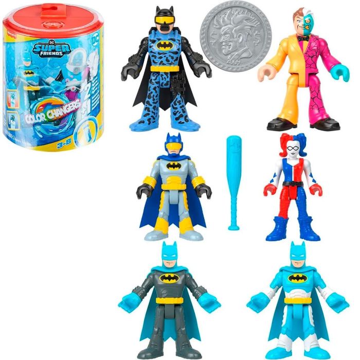 Figuras Dc Color Changer Surtidas Imaginext Hmx60 Mattel 1