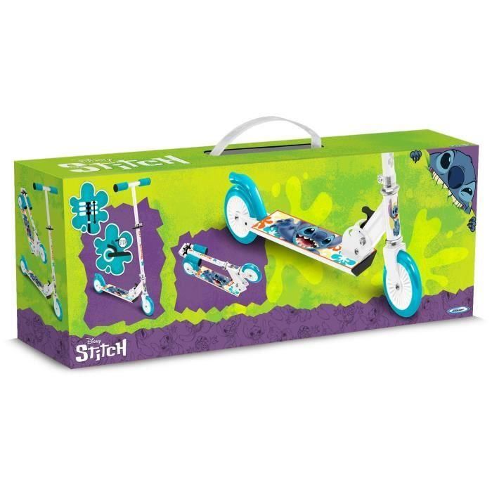 Patinete plegable - DISNEY - STITCH - Mecanismo de plegado seguro - Freno de pie trasero - Altura ajustable 2 Patinete plegable - DISNEY - STITCH - Mecanismo de plegado seguro - Freno de pie trasero - Altura ajustable 2