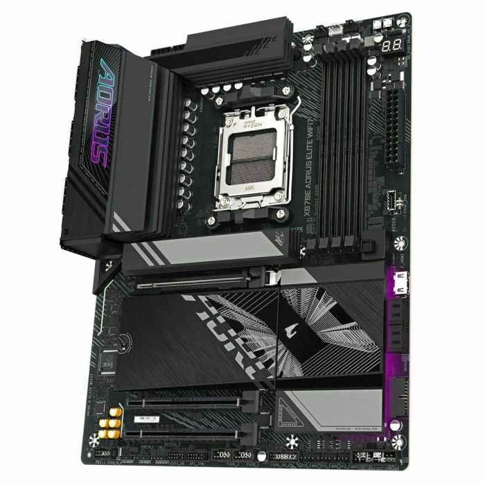 GIGABYTE Placa Base X870E A ELITE WIFI7 - Compatible con AMD Ryzen 9000, Wi-Fi 7, DDR5 hasta 8000MHz, 4xPCIe 5.0, 4xM.2, Ref. 9MX87EEL7-00-10 30 GIGABYTE Placa Base X870E A ELITE WIFI7 - Compatible con AMD Ryzen 9000, Wi-Fi 7, DDR5 hasta 8000MHz, 4xPCIe 5.0, 4xM.2, Ref. 9MX87EEL7-00-10 30