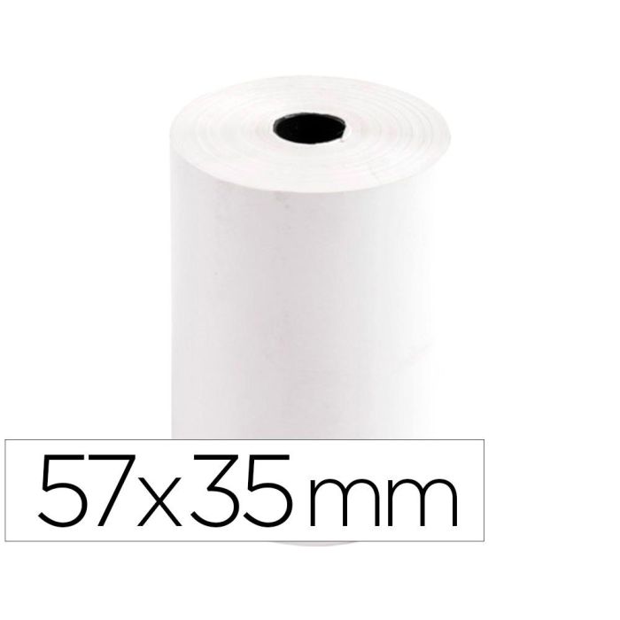 Rollo Sumadora Termico Greening 57 mm Ancho X 35 mm Diametro Para Tpv Sin Bisfenol A Papel De 70 gr-M2 100 unidades