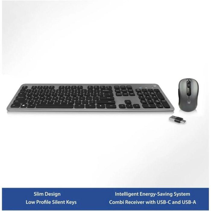 Teclado Ewent EW3272 Negro Qwerty Español QWERTY 2