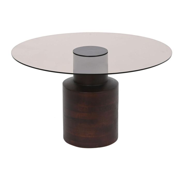 Mesa Centro Moderno DKD Home Decor Marron Oscuro Negro 80 x 40 x 80 cm