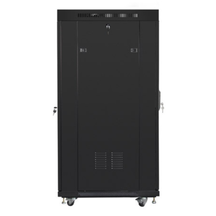 Lanberg FF01-6827-23BL Armario Rack 27U Independiente Negro