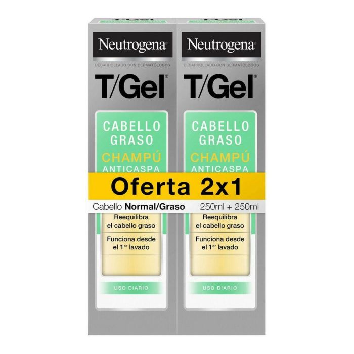 Neutrogena T-Gel Champú Anticaspa Normal-Graso Lote