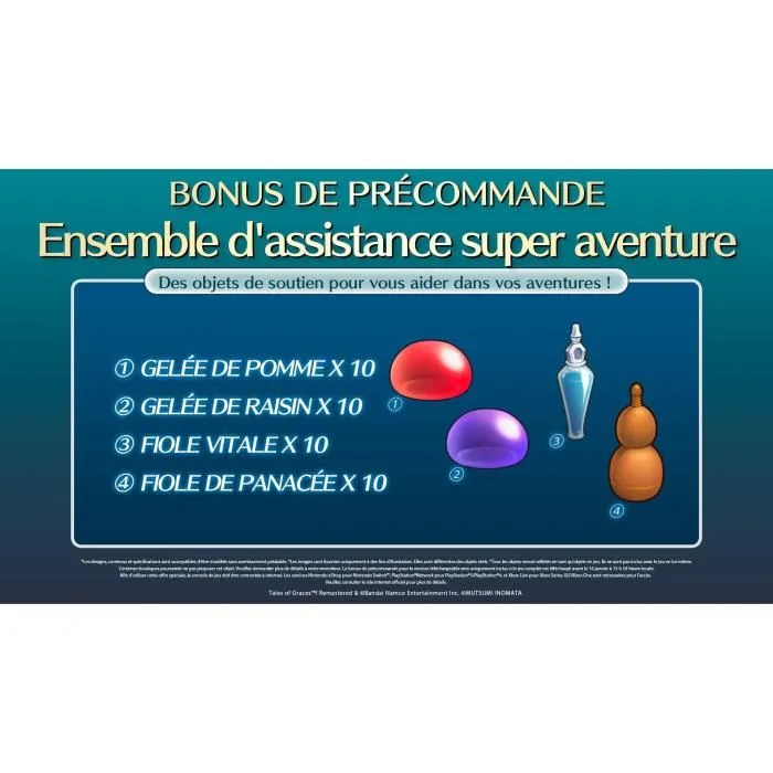 Bandai Namco Entertainment Tales of Graces f Remastered - Juego de Nintendo Switch 1