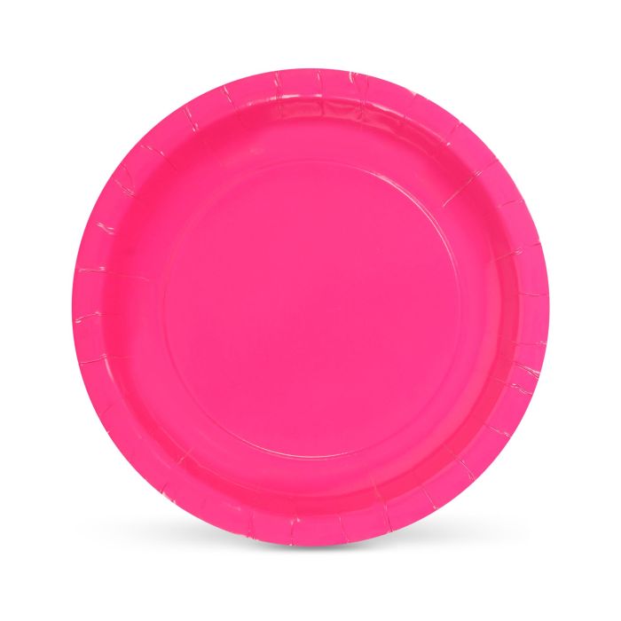 Set de 10 platos de cartón fucsia Algon 20 cm (36 Cajas) 2 Set de 10 platos de cartón fucsia Algon 20 cm (36 Cajas) 2