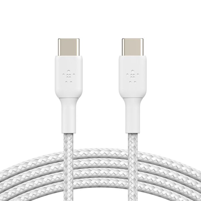 Cable USB Belkin CAB004BT1MWH2PK Blanco 1 m