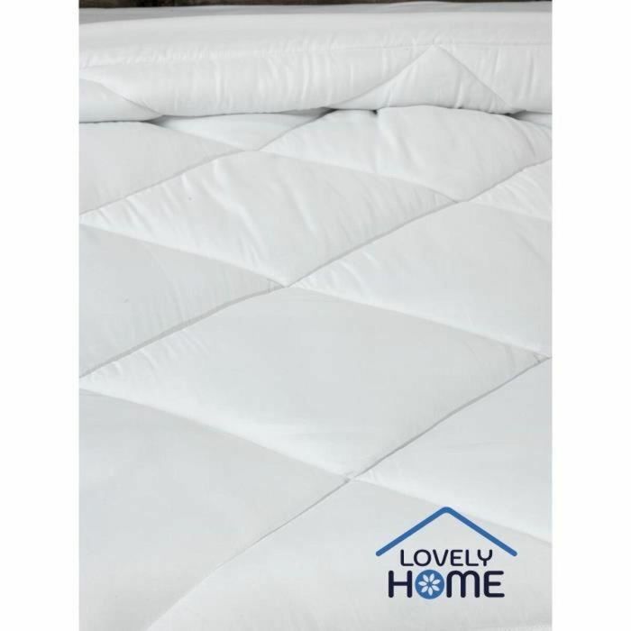 Lovely Home LOV3701393718516 Edredón Cálido Antiácaros 450 g/m² 2 personas Blanco 240x260 cm 2 Lovely Home LOV3701393718516 Edredón Cálido Antiácaros 450 g/m² 2 personas Blanco 240x260 cm 2