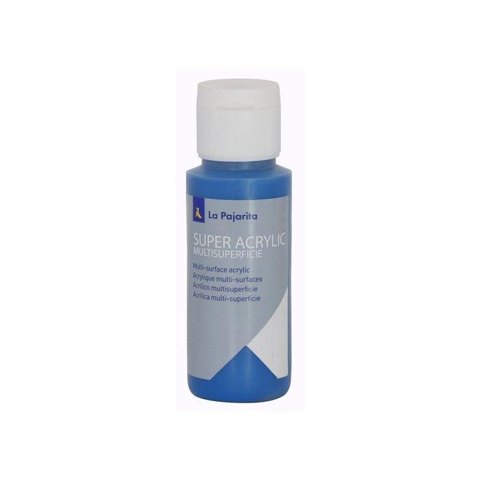 Pintura Acrilica La Pajarita 60 Ml (Bote) Azul Real A-31 6 unidades