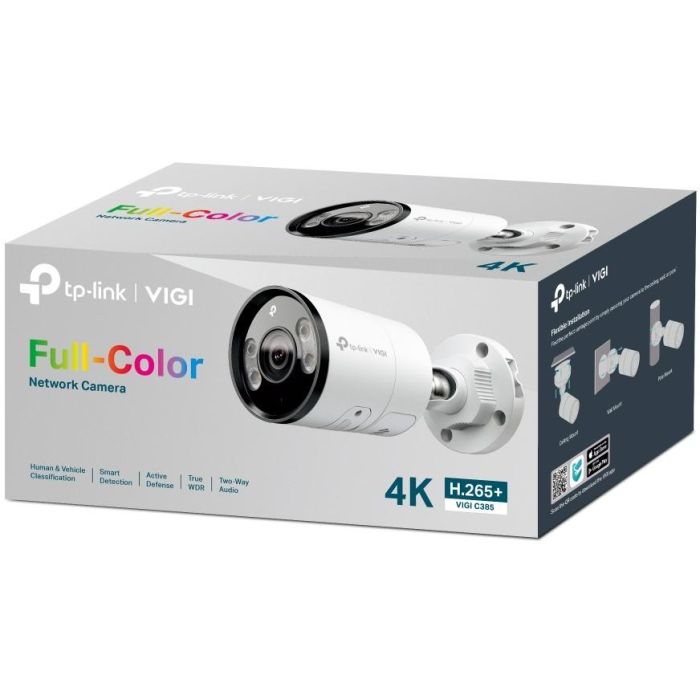 TP-Link VIGI C385(2.8mm) IPCam Bullet 8MP Full-Color 3