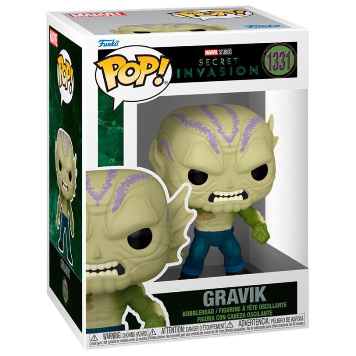 Funko Pop Marvel Secret Invasion Gravik - Figura de Vinilo de 9 cm con Caja Original 1 Funko Pop Marvel Secret Invasion Gravik - Figura de Vinilo de 9 cm con Caja Original 1