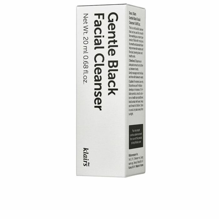 Klairs Gentle Black Facial Cleanser 20 ml Klairs Gentle Black Facial Cleanser 20 ml
