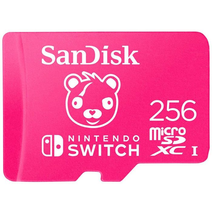 SanDisk SDSQXAO-256G-GN6ZG Tarjeta microSDXC 256GB Nintendo Switch Fortnite Edition 100MB/s Lectura 90MB/s Escritura