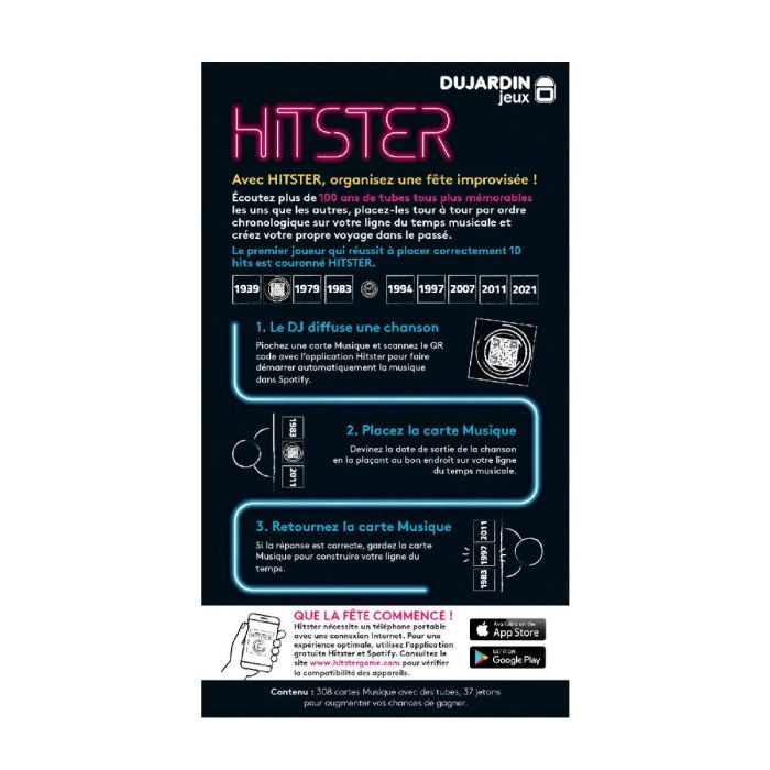Juego de Mesa Dujardin Hitster Francés (FR) 1