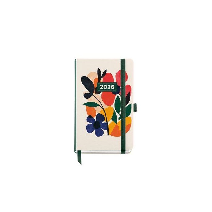 Agenda Anual (2026) Miquelrius Natura Cosida Tapa Extra Con Goma Passport 90X140 S/V Mini Garden