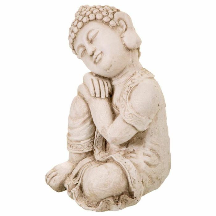 Figura Decorativa Alexandra House Living Gris Poliresina Buda 25 x 34 x 25 cm