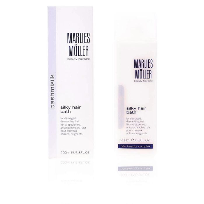 Marlies Möller PASHMISILK silky hair bath Champú Hidratante para Cabello Dañado con Seda Sin Siliconas 200 ml Marlies Möller PASHMISILK silky hair bath Champú Hidratante para Cabello Dañado con Seda Sin Siliconas 200 ml