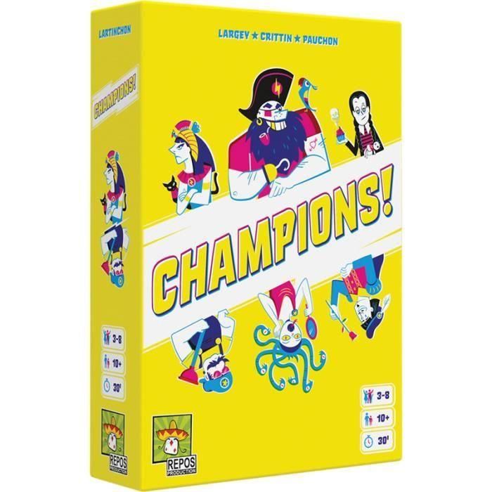 Asmodee REP1695051163817 ¡Campeones! - Juego de Fiesta para Mayores de 10 Años Asmodee REP1695051163817 ¡Campeones! - Juego de Fiesta para Mayores de 10 Años