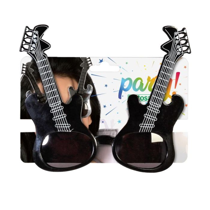 Gafas Guitarra Negro Músico Unisex Adulto 1