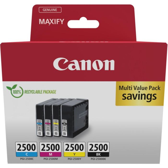 Canon Tinte PGI-2500 9290B006 4er Multipack (BKMCY) 0 Canon Tinte PGI-2500 9290B006 4er Multipack (BKMCY) 0