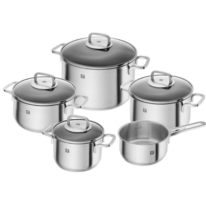 Cacerolas Zwilling 66500-000-0 Plateado Acero 5 Piezas (4 Unidades) Cacerolas Zwilling 66500-000-0 Plateado Acero 5 Piezas (4 Unidades)