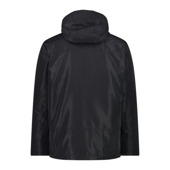 Chaqueta Deportiva para Hombre Campagnolo Zip Hood Detachable Inn Negro 4