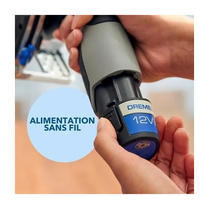 Dremel Sierra Compacta CS12V-S1 12V con 3 Accesorios, 1 Batería 2Ah + Cargador 4